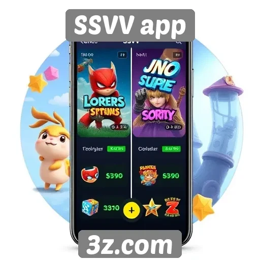 Comparação de jogos populares no SSVV app