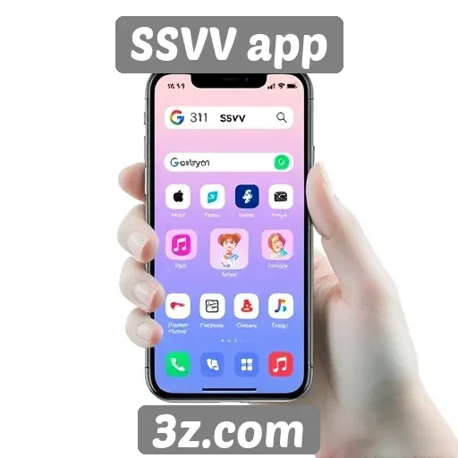 Experiência do usuário no SSVV app em destaque
